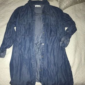 Blue jean button down